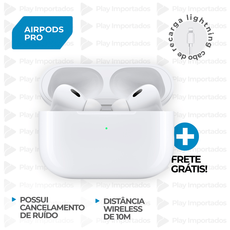 AirPods Pro com Estojo de Recarga- Compatível com Android e Iphone 12X [FRETE GRÁTIS]