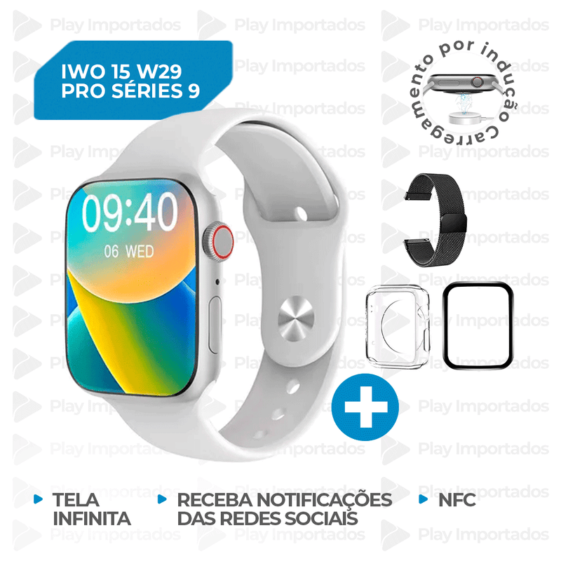 Iwo 15 W29 PRO Séries 9 + BRINDES 12X [LANÇAMENTO] FRETE GRÁTIS